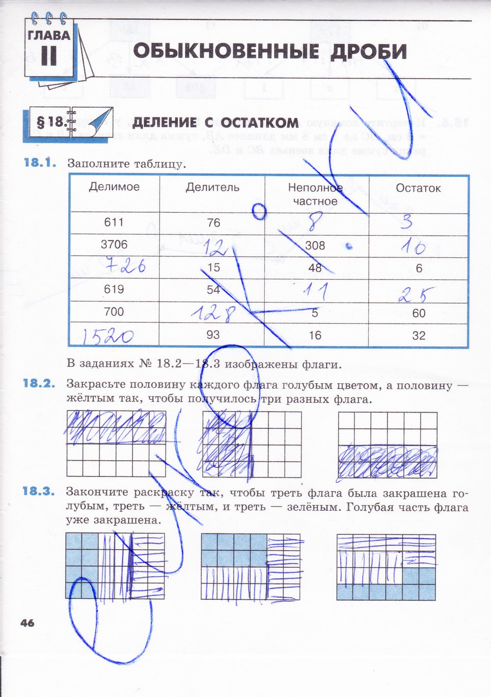 Математика 5 класс рабочая тетрадь Зубарева 1 часть - страница 46